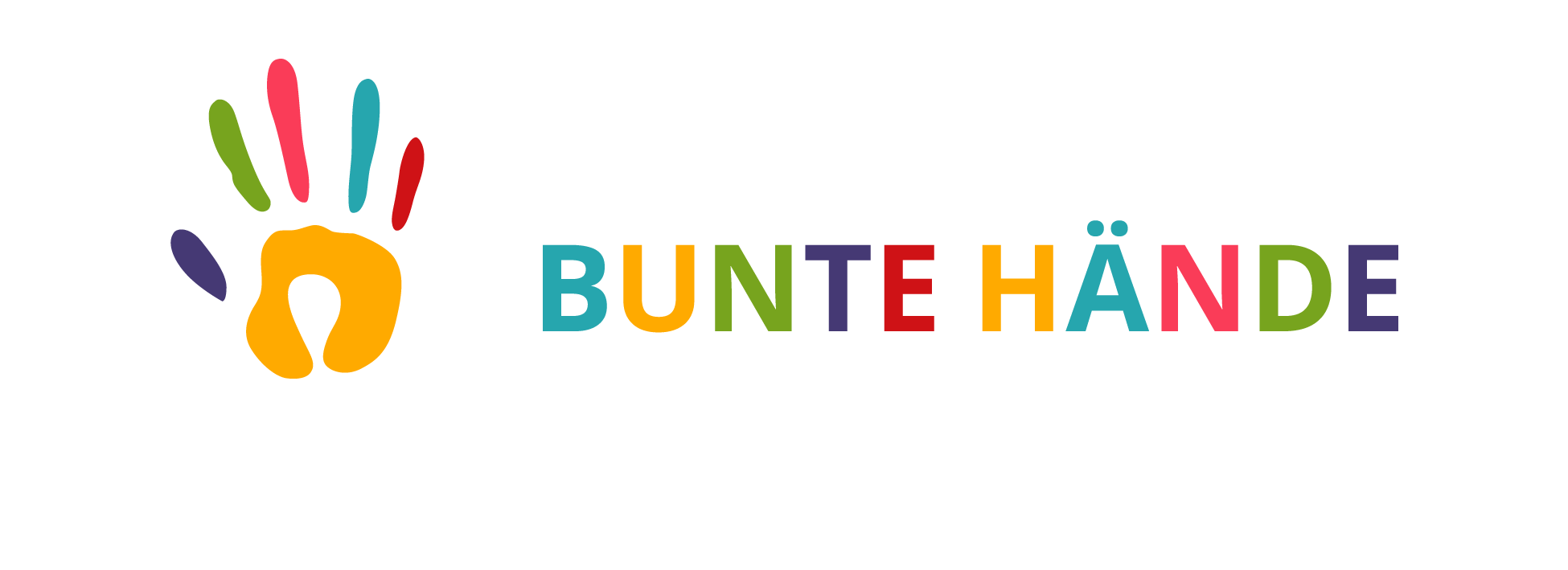 Bunte Hände